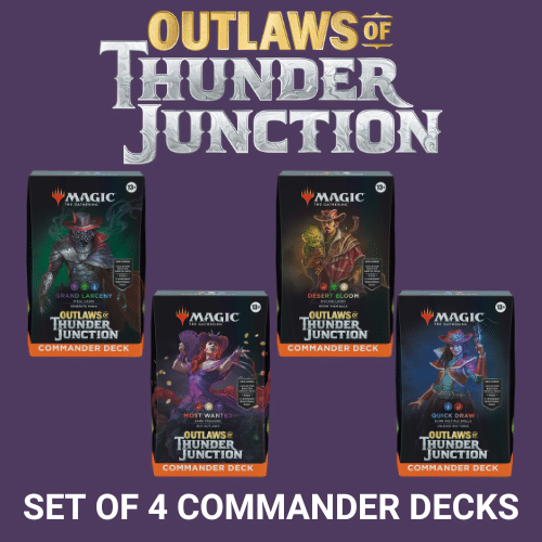 Outlaws of Thunder Junction Set of 4 Commander Decks image 0